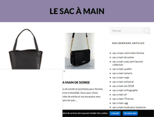 Tablet Screenshot of lesacamain.fr